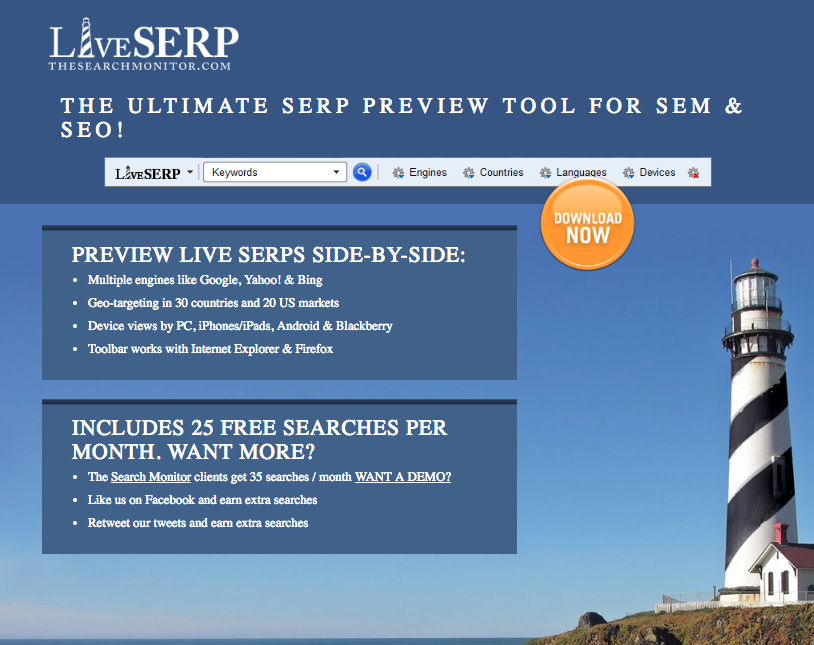 The Search Monitor’s LiveSERP Tool Is Now Online The Search Monitor