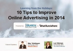 WEBINAR: 10 tips to improve your online advertising (w/ WhatRunsWhere)